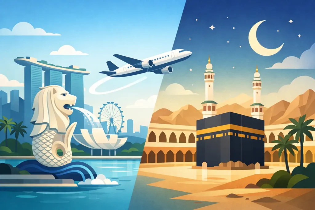 Best Time for Umrah Travel From Singapore