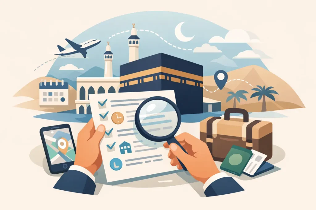 How to Read Umrah Itinerary Clearly
