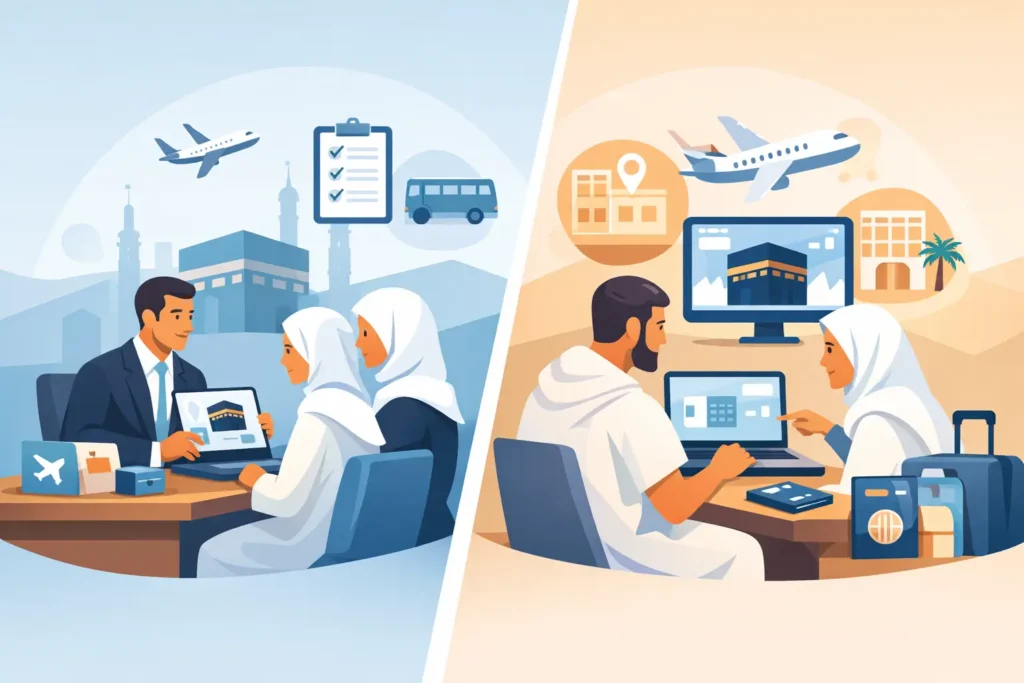 Umrah Agency Versus Self Booking