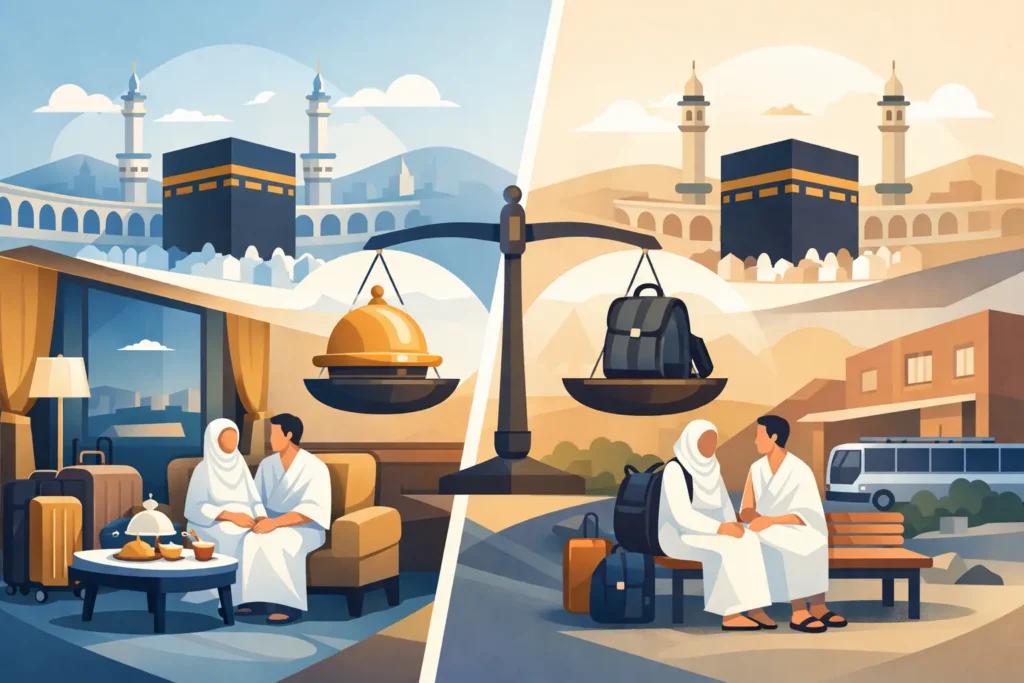Premium Umrah Versus Budget Umrah: What Matters?