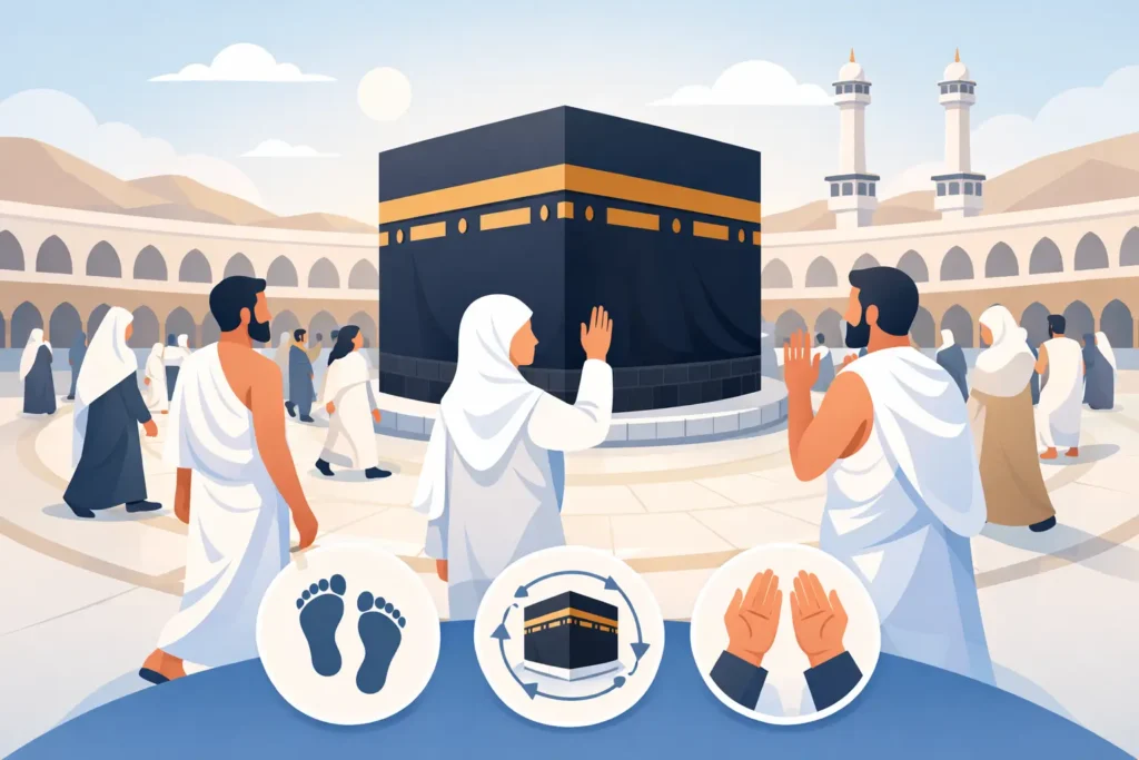 How to Perform Tawaf Correctly, Step by Step